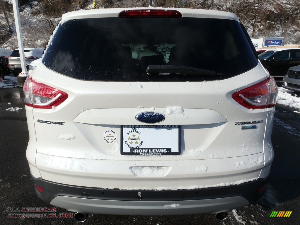 2013 Escape Titanium 2.0L EcoBoost 4WD - White Platinum Metallic Tri-Coat / Charcoal Black photo #10