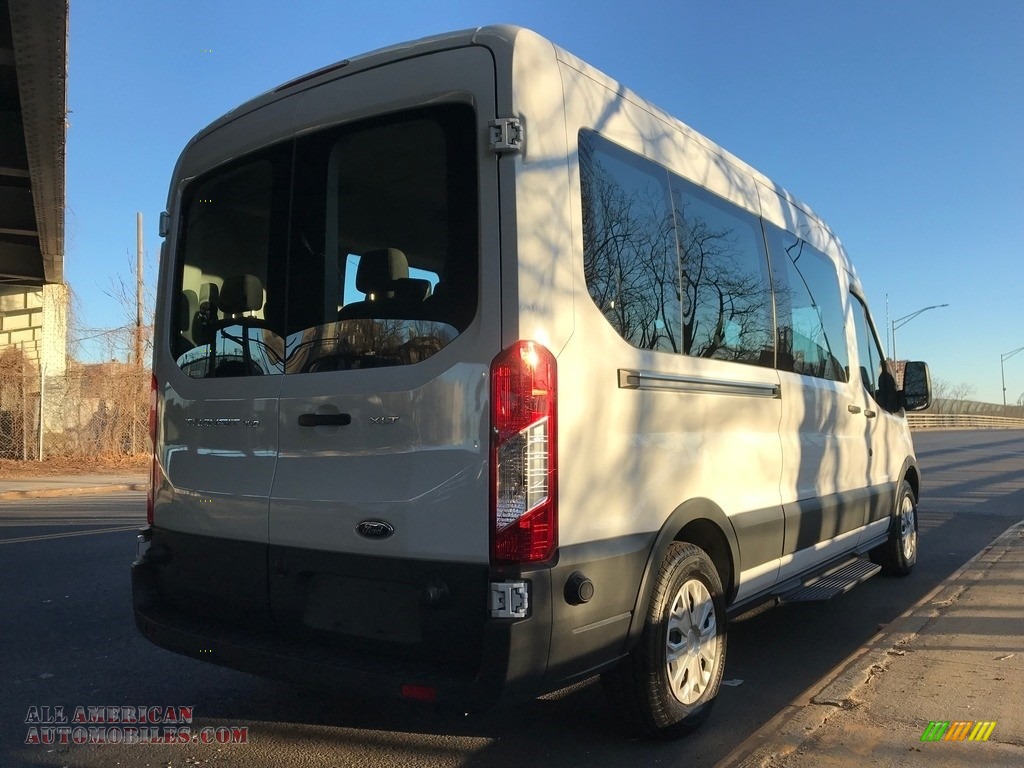 2017 Transit Wagon XLT 350 MR Long - Oxford White / Pewter photo #19