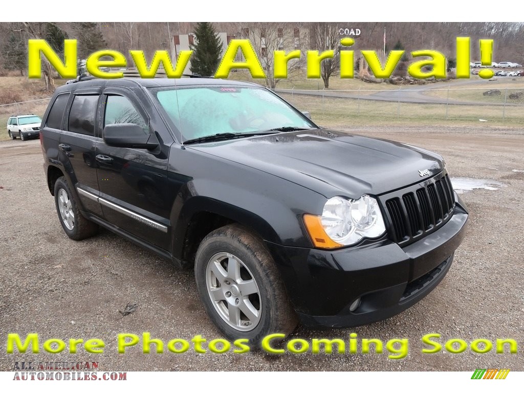 Brilliant Black Crystal Pearl / Dark Slate Gray/Light Graystone Jeep Grand Cherokee Laredo 4x4