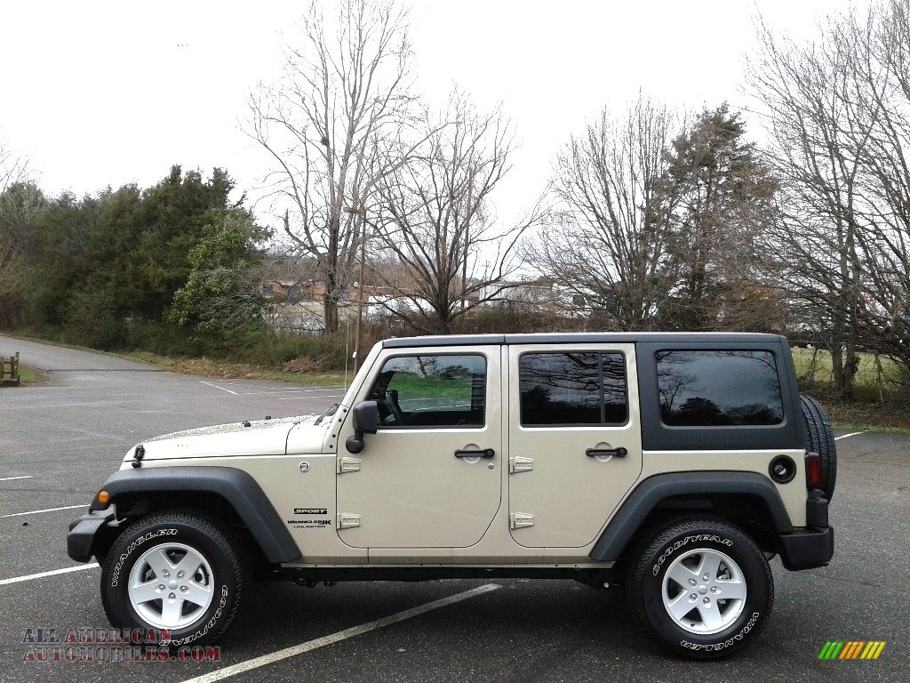 2018 Wrangler Unlimited Sport 4x4 - Gobi / Black photo #1