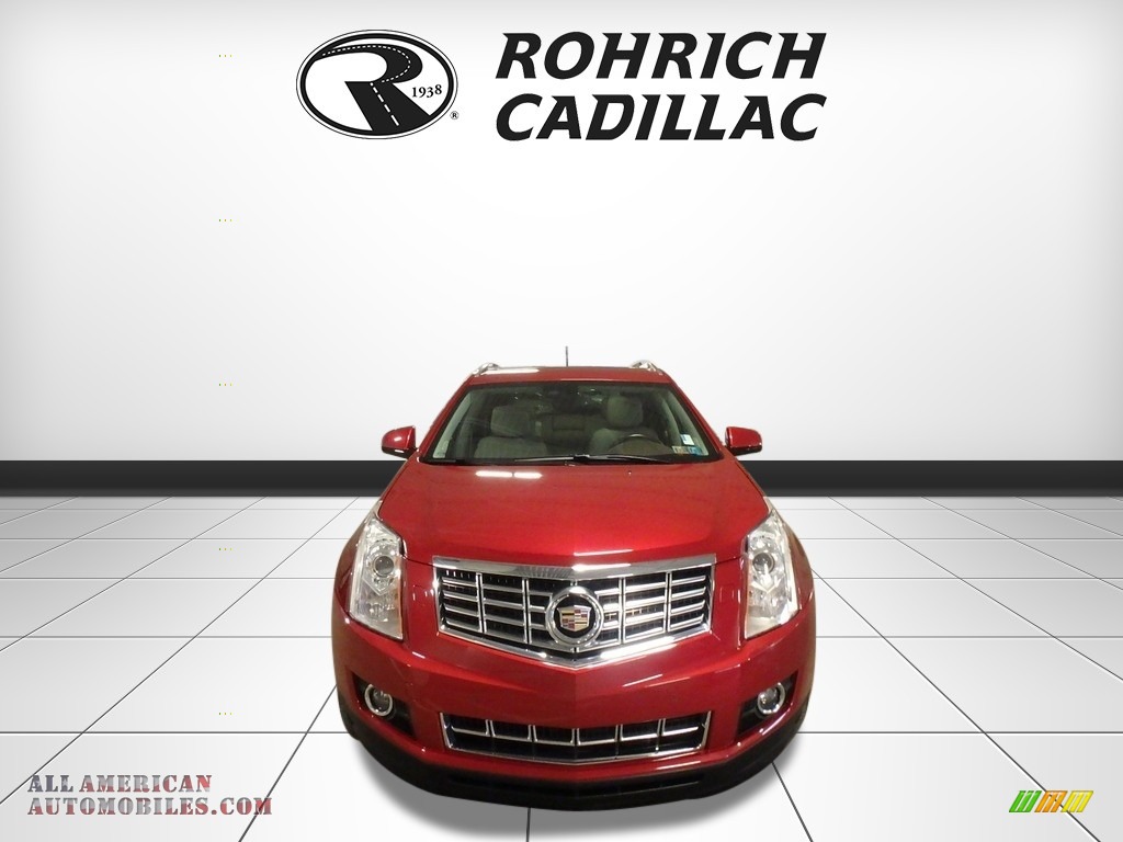 2013 SRX Performance AWD - Crystal Red Tintcoat / Shale/Brownstone photo #8