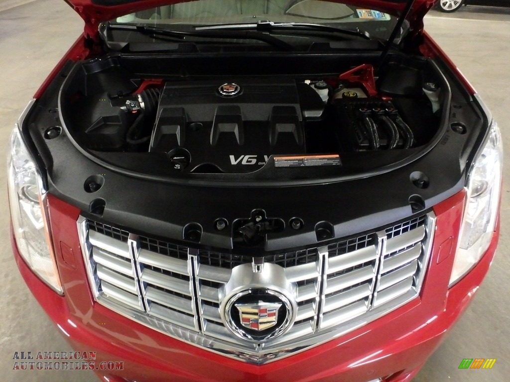 2013 SRX Performance AWD - Crystal Red Tintcoat / Shale/Brownstone photo #10