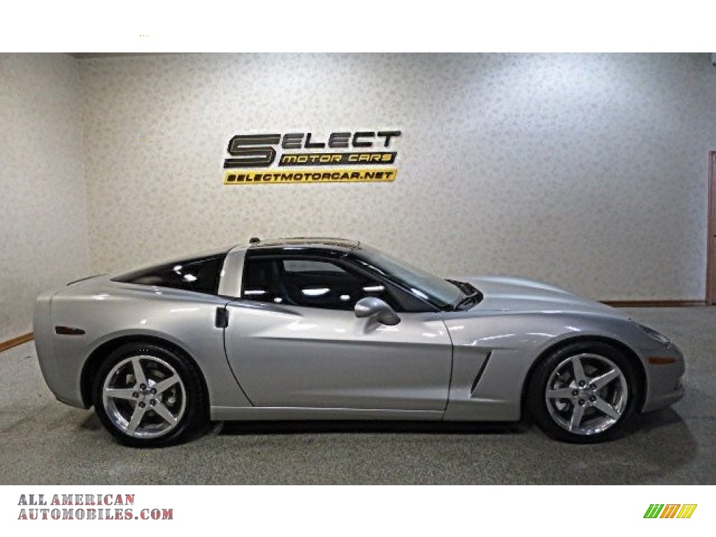 2005 Corvette Coupe - Machine Silver / Ebony photo #4