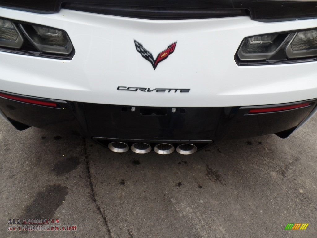 2019 Corvette Z06 Coupe - Arctic White / Adrenaline Red photo #16