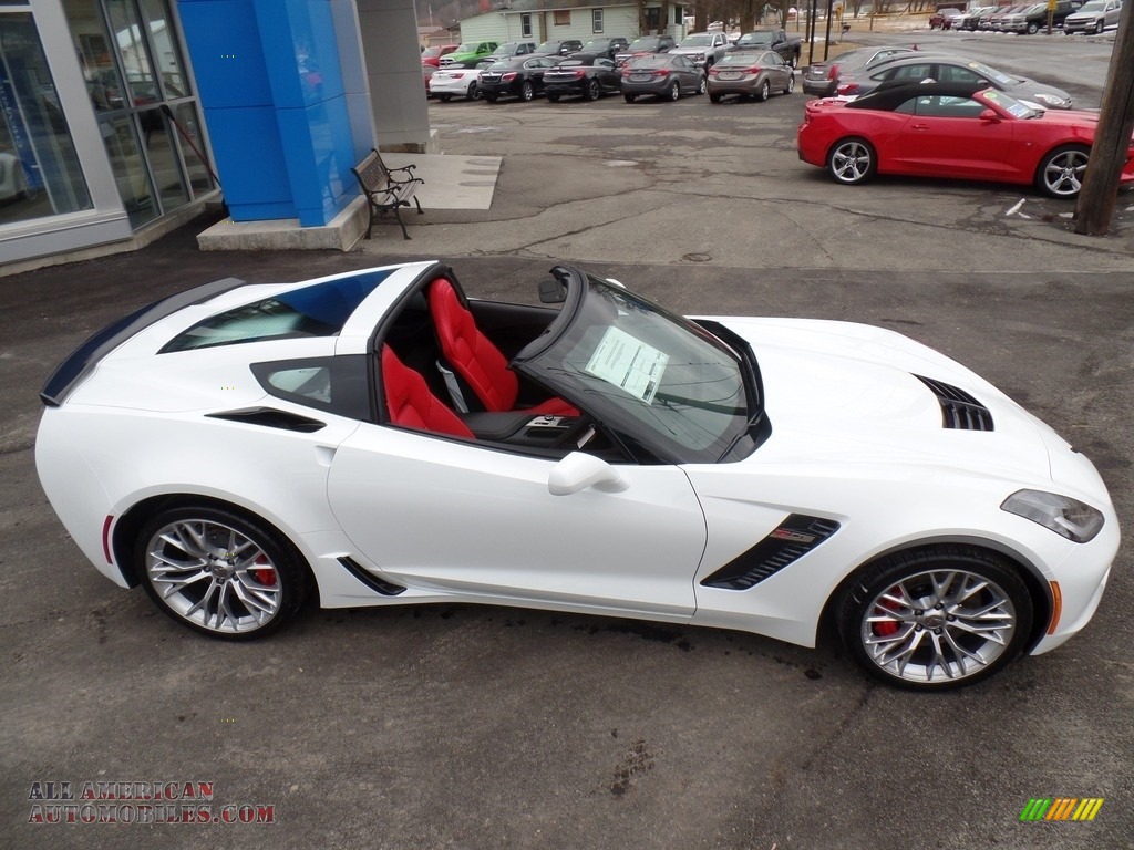 2019 Corvette Z06 Coupe - Arctic White / Adrenaline Red photo #19