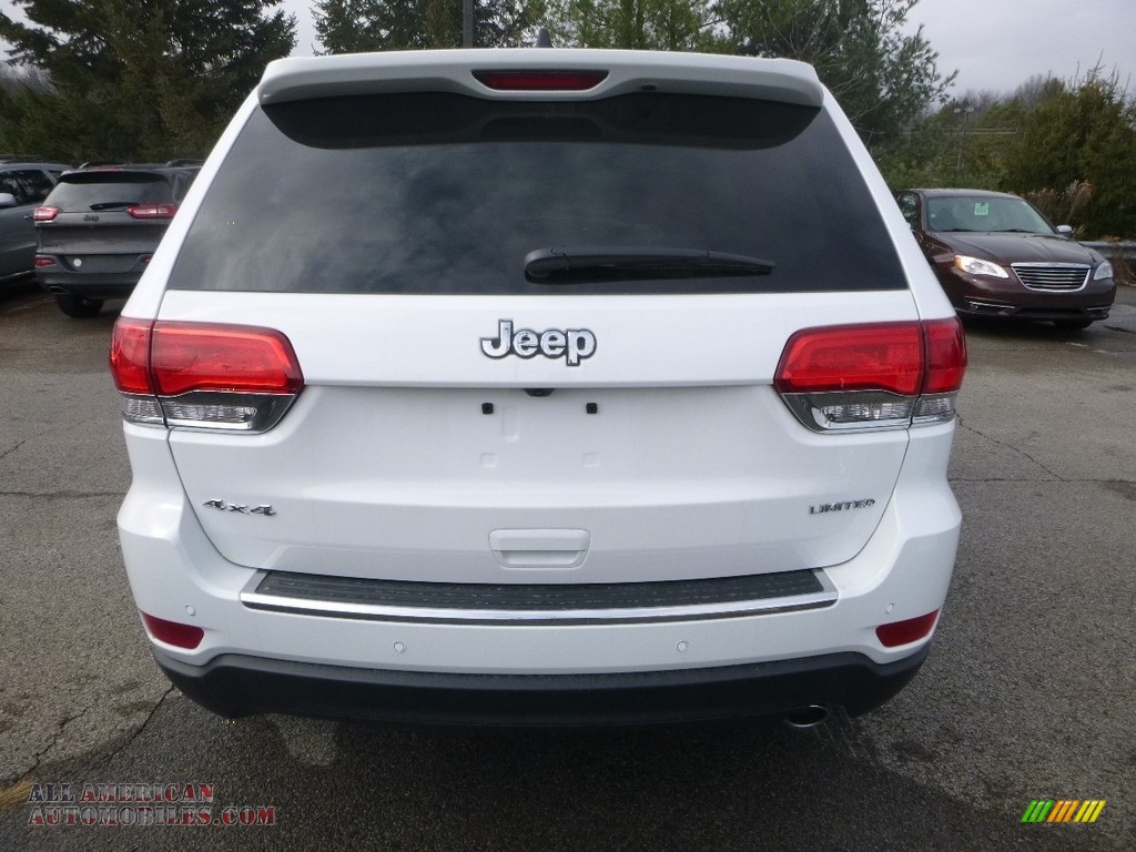 2018 Grand Cherokee Limited 4x4 - Bright White / Black/Light Frost Beige photo #4