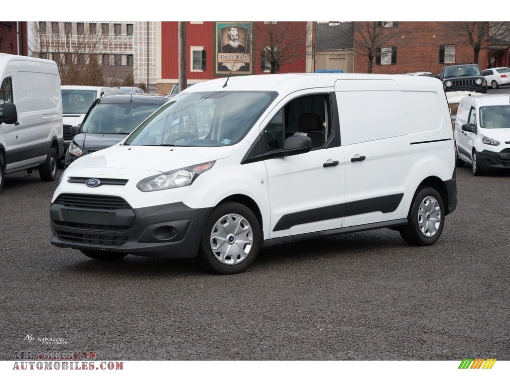 Frozen White / Charcoal Black Ford Transit Connect XL Van