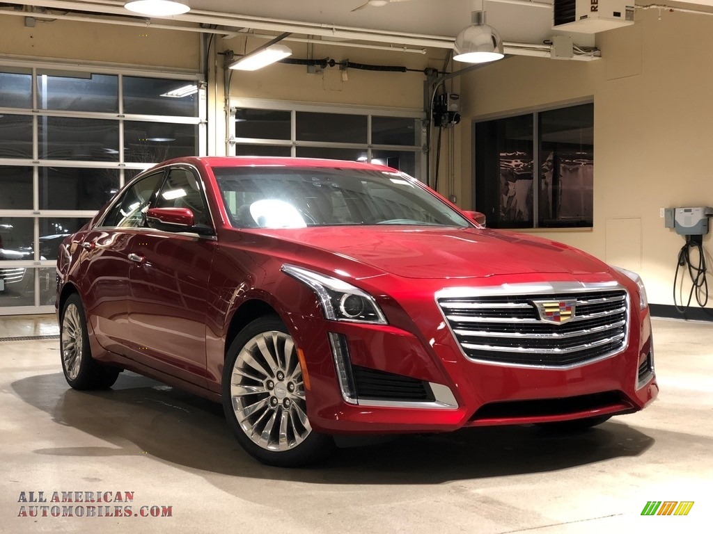2018 CTS Luxury AWD - Red Obsession Tintcoat / Very Light Cashmere/Jet Black Accents photo #1