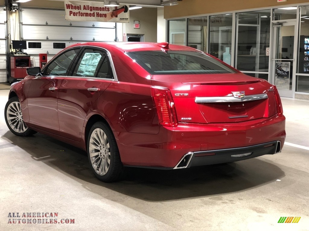 2018 CTS Luxury AWD - Red Obsession Tintcoat / Very Light Cashmere/Jet Black Accents photo #9