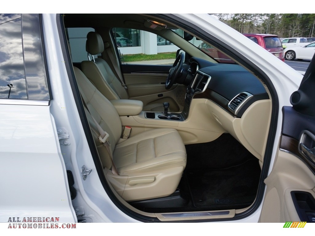 2015 Grand Cherokee Limited - Bright White / Black/Light Frost Beige photo #17