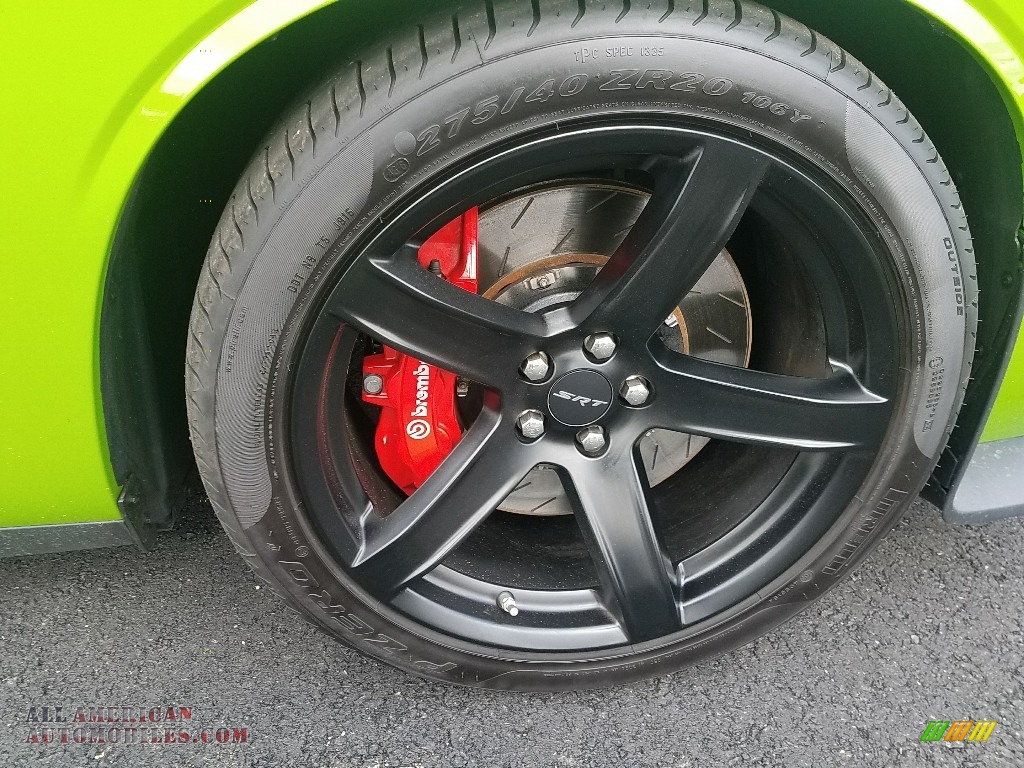 2017 Challenger SRT Hellcat - Green Go / Black photo #9