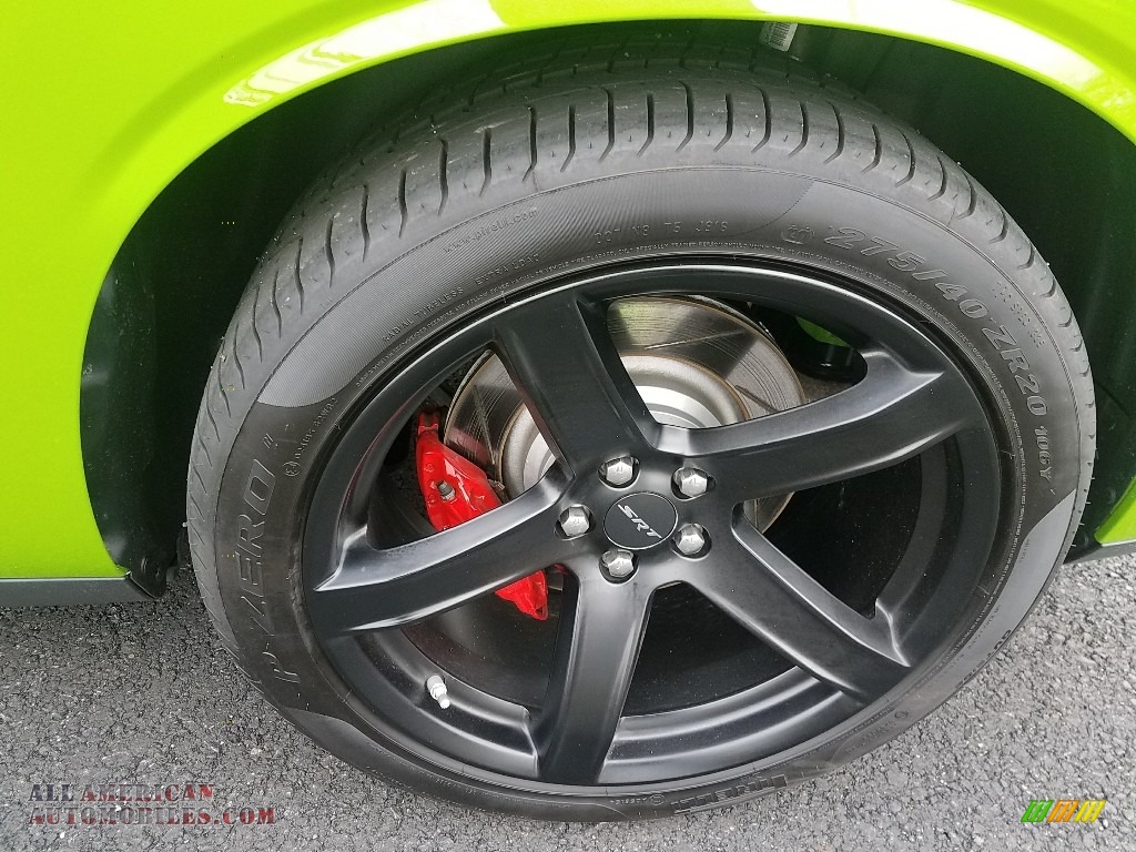 2017 Challenger SRT Hellcat - Green Go / Black photo #16
