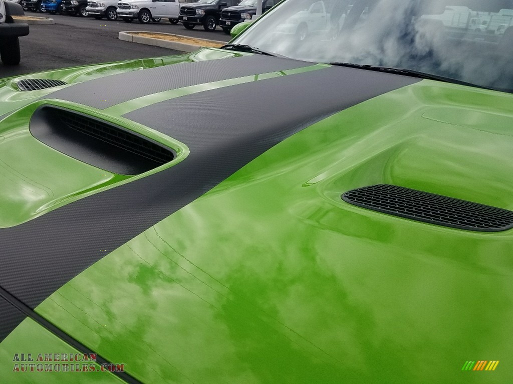 2017 Challenger SRT Hellcat - Green Go / Black photo #31