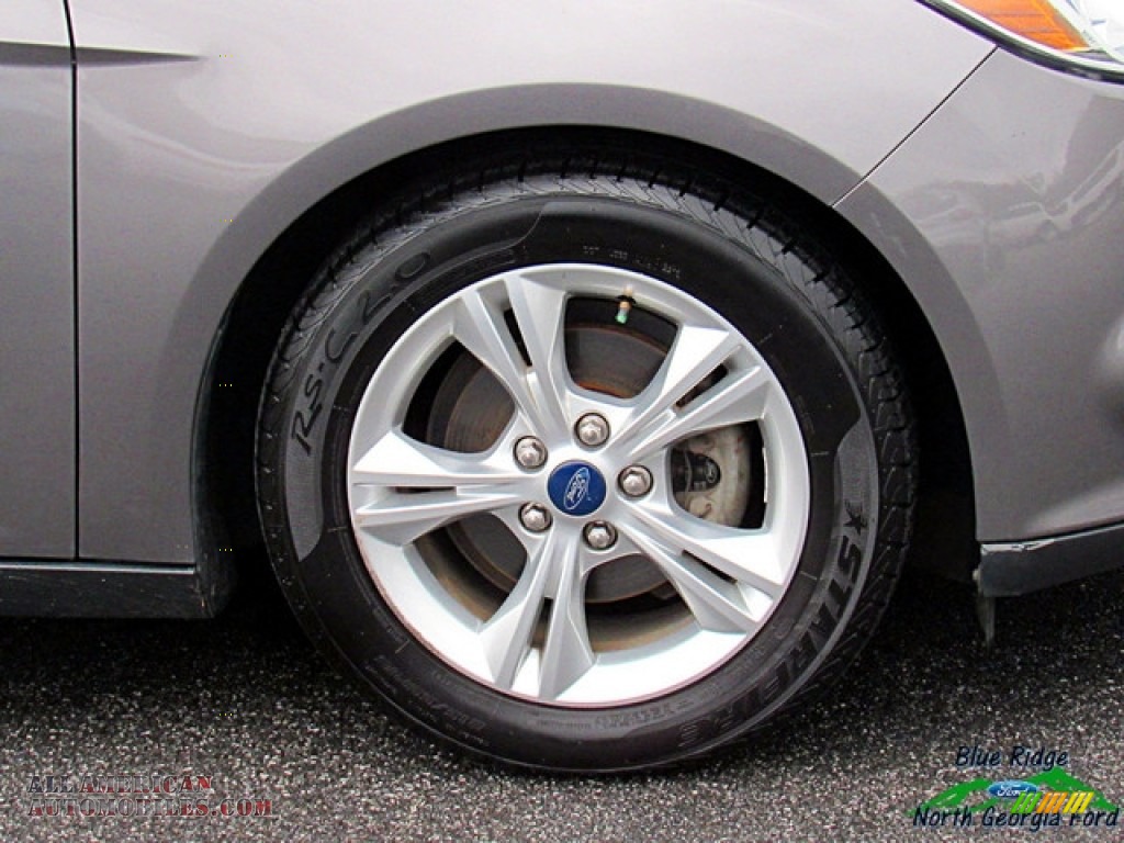 2014 Focus SE Sedan - Sterling Gray / Charcoal Black photo #8