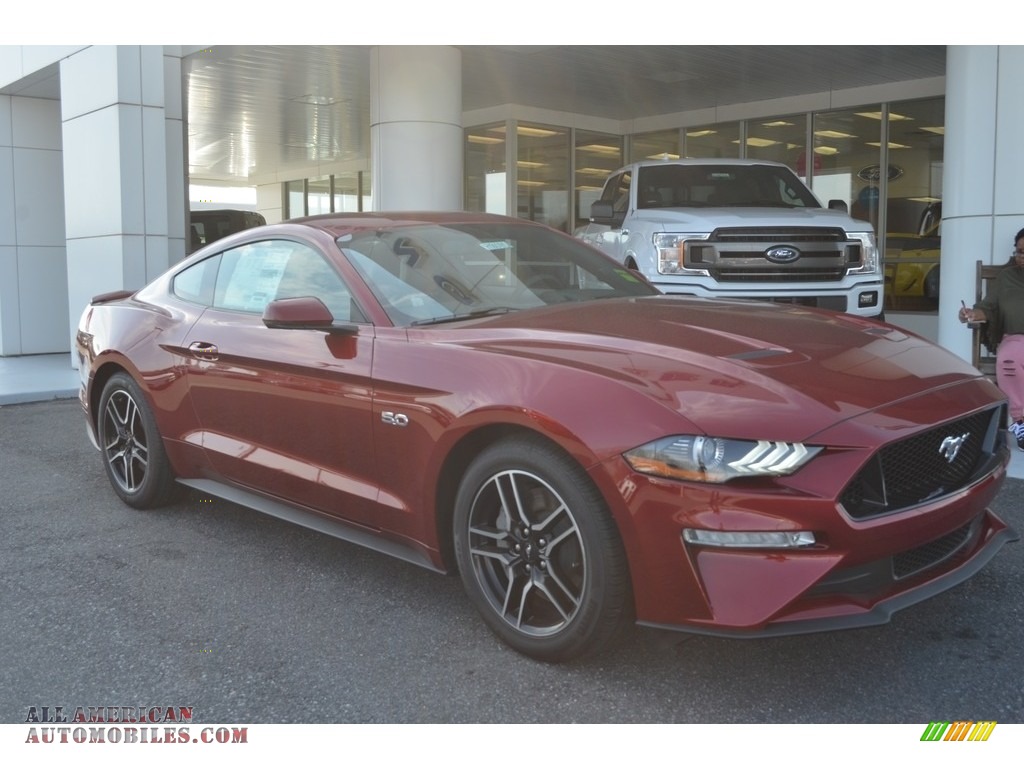 Ruby Red / Ebony Ford Mustang GT Premium Fastback