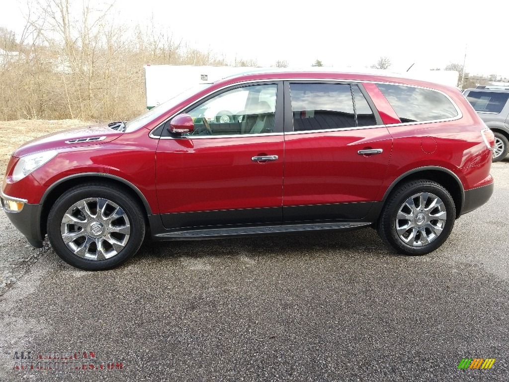 2012 Enclave AWD - Crystal Red Tintcoat / Cashmere photo #1