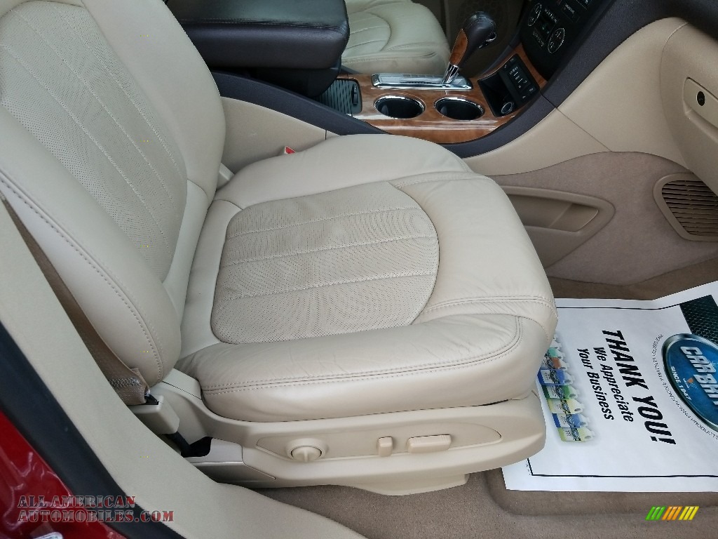 2012 Enclave AWD - Crystal Red Tintcoat / Cashmere photo #17