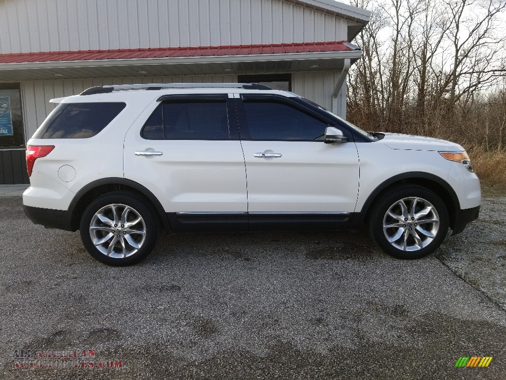 2011 Explorer Limited 4WD - White Platinum Tri-Coat / Charcoal Black photo #2