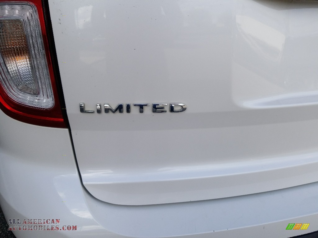 2011 Explorer Limited 4WD - White Platinum Tri-Coat / Charcoal Black photo #10