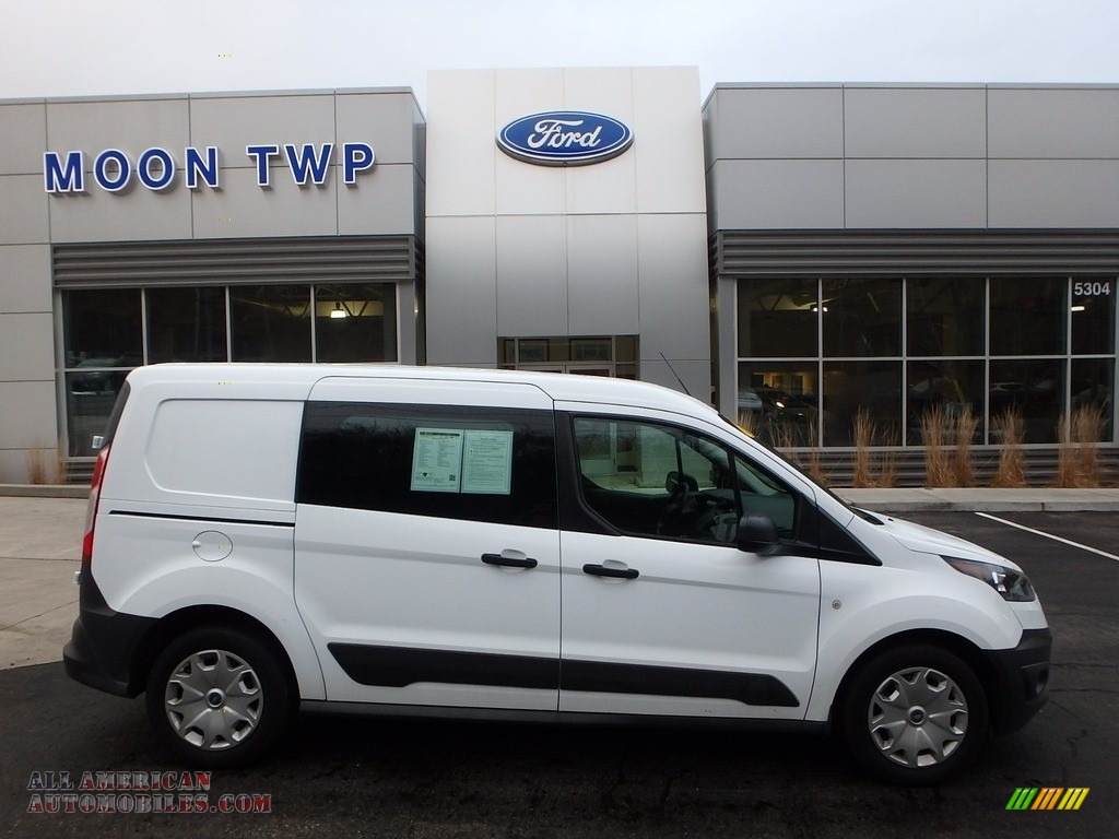 Frozen White / Charcoal Black Ford Transit Connect XL Cargo Van Extended