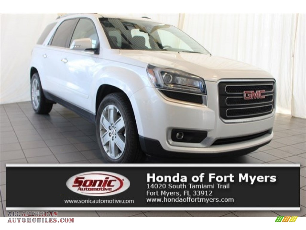 White Frost Tricoat / Dark Cashmere GMC Acadia Limited FWD