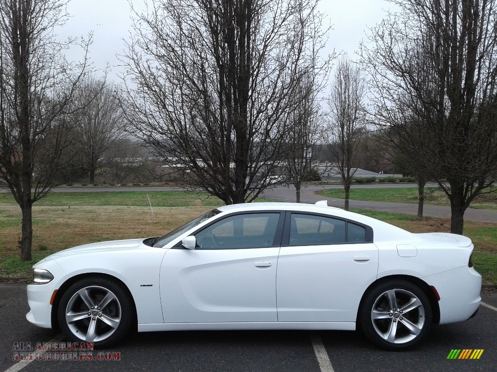 Bright White / Black Dodge Charger R/T