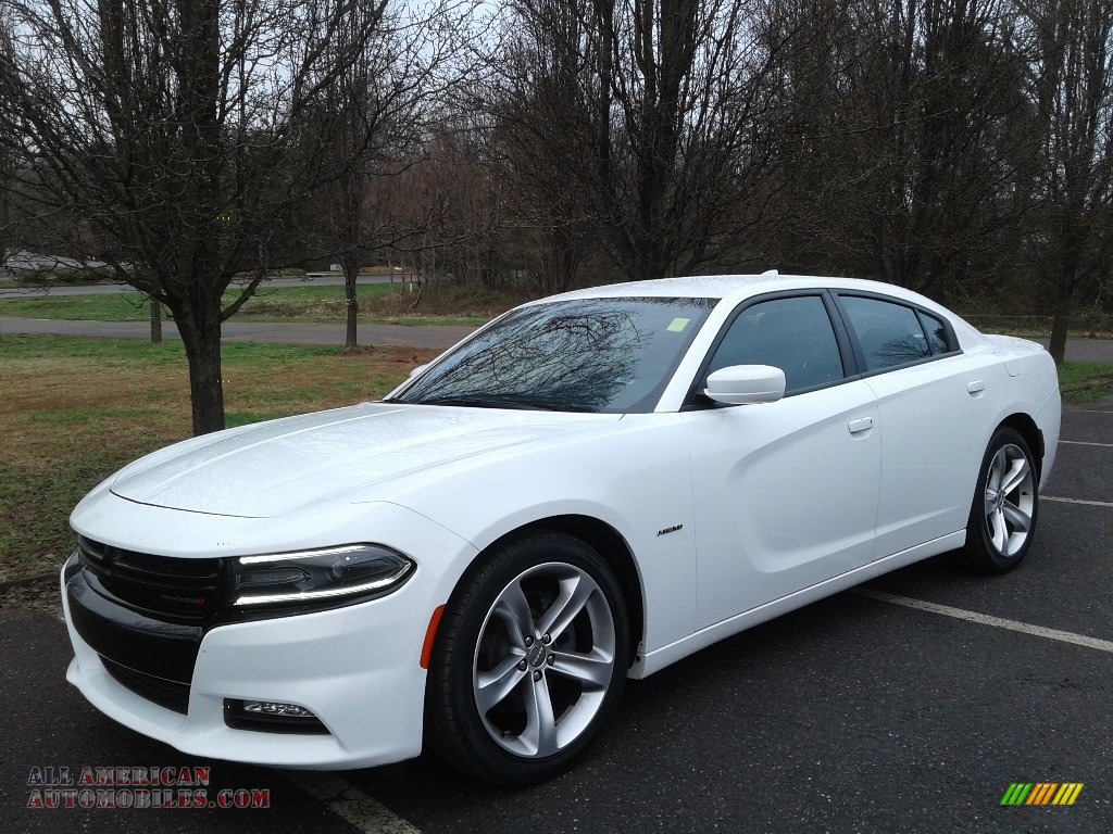 2016 Charger R/T - Bright White / Black photo #2