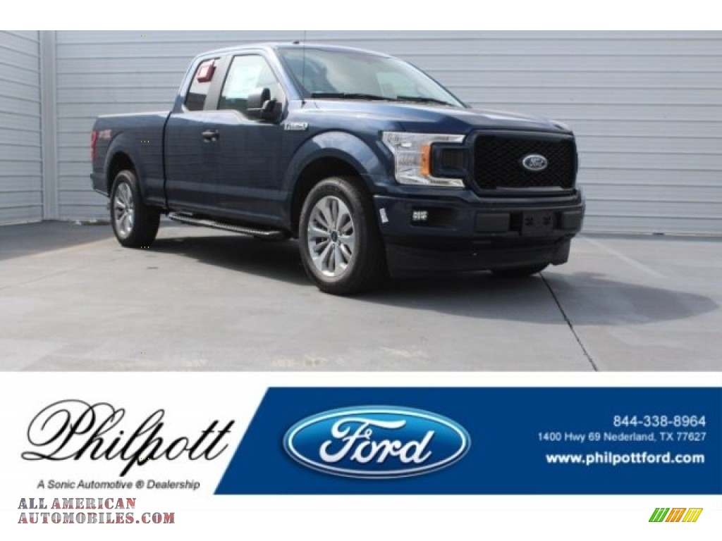Blue Jeans / Earth Gray Ford F150 XL SuperCab