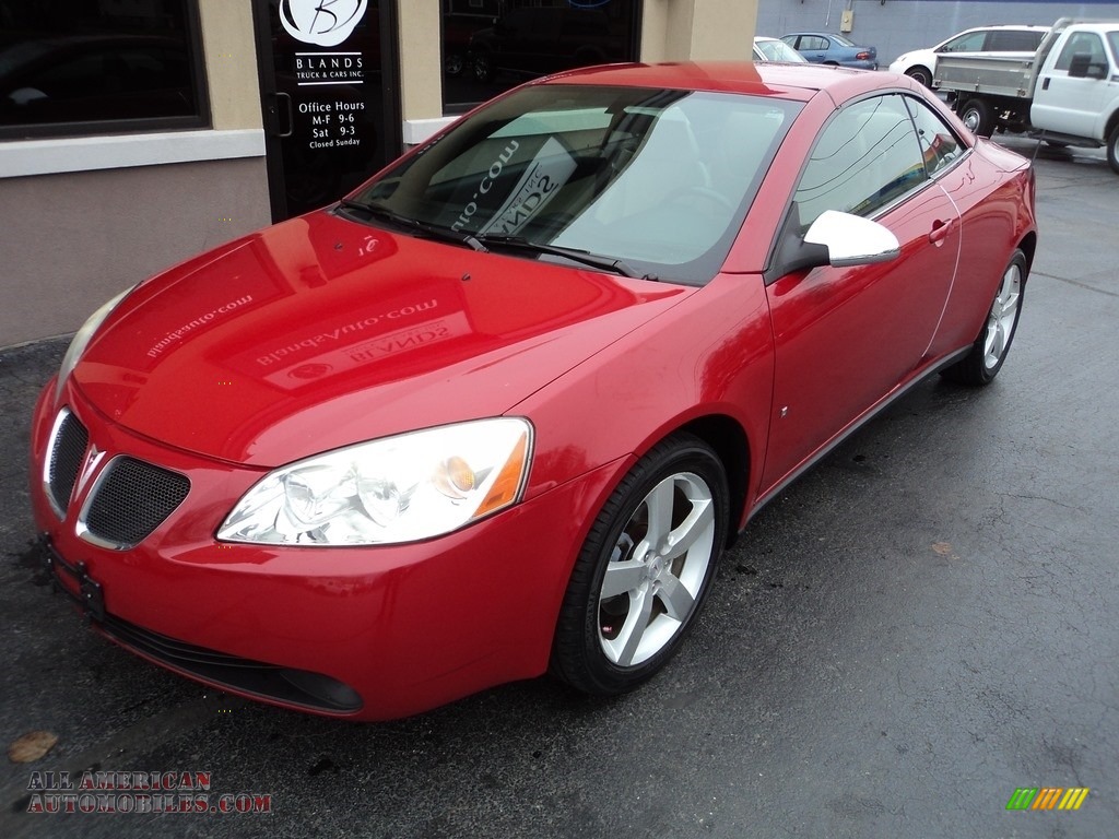 2007 G6 GT Convertible - Crimson Red / Light Taupe photo #3