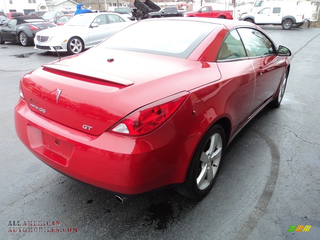 2007 G6 GT Convertible - Crimson Red / Light Taupe photo #5