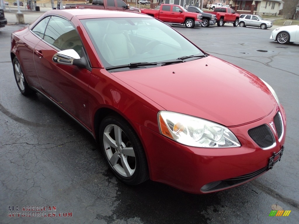 2007 G6 GT Convertible - Crimson Red / Light Taupe photo #6