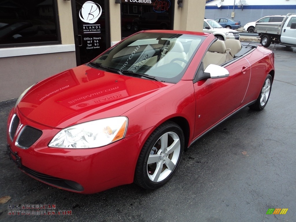 2007 G6 GT Convertible - Crimson Red / Light Taupe photo #7