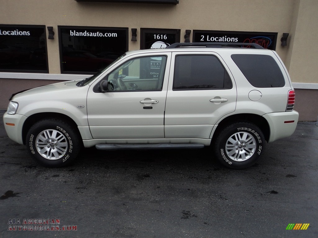 2007 Mariner Premier 4WD - Light Sage Metallic / Black/Light Parchment photo #1