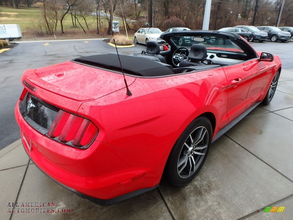 2017 Mustang EcoBoost Premium Convertible - Race Red / Ebony photo #5