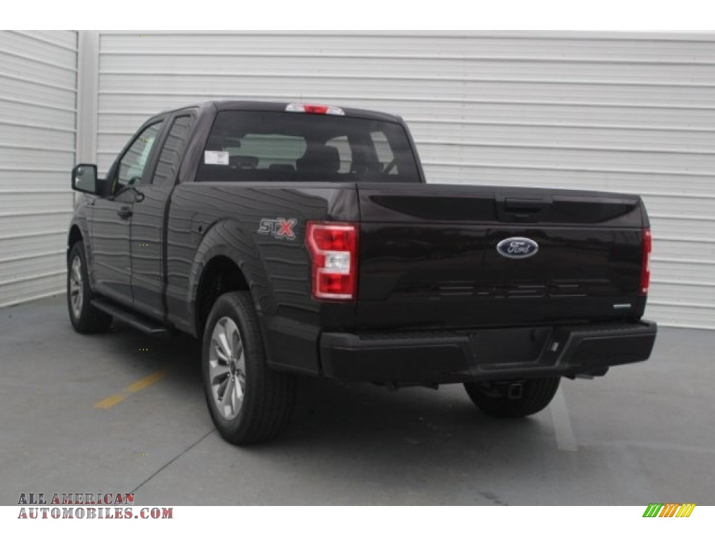 2018 F150 XL SuperCab - Magma Red / Earth Gray photo #6