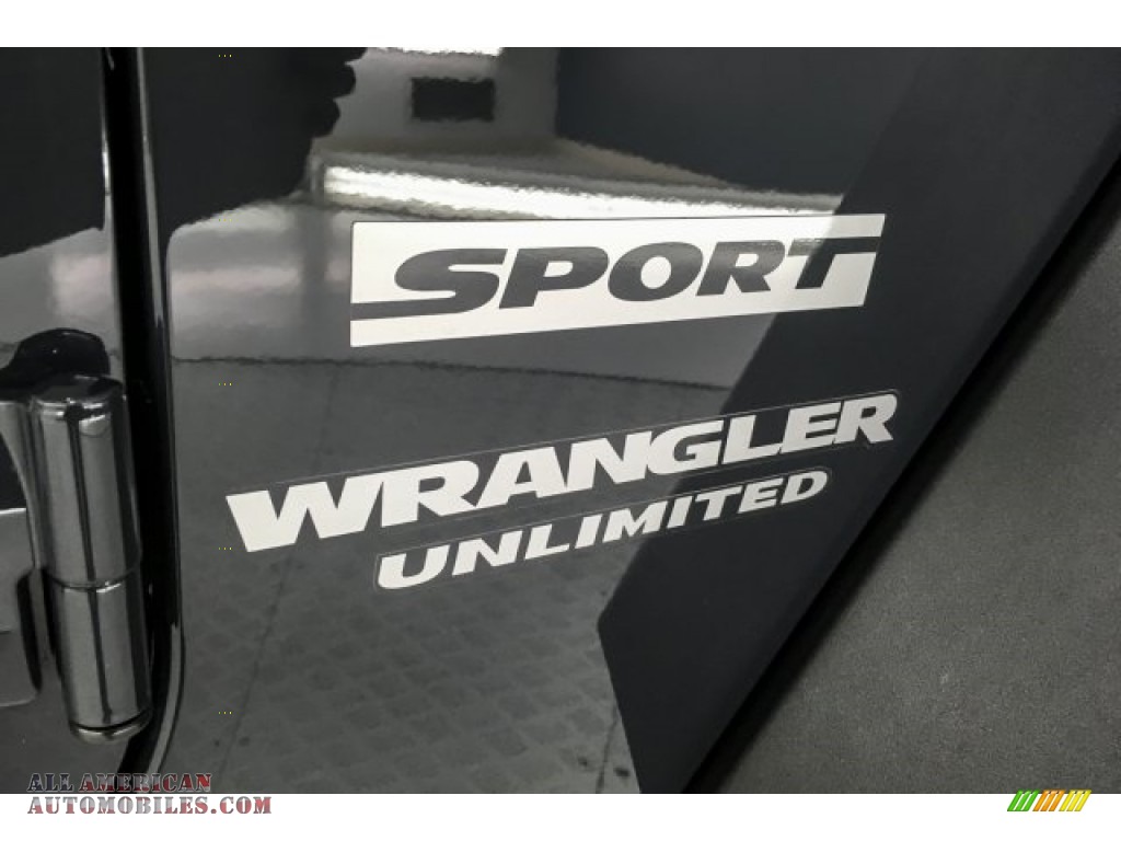 2017 Wrangler Unlimited Sport 4x4 - Rhino / Black photo #29