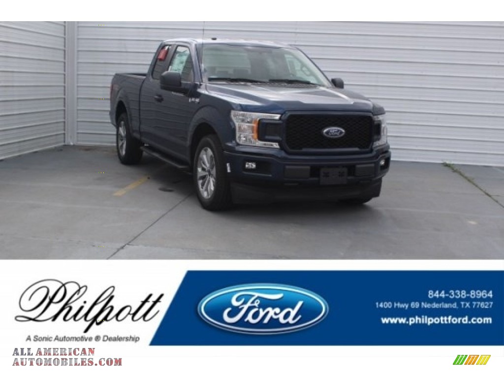 Blue Jeans / Earth Gray Ford F150 XL SuperCab