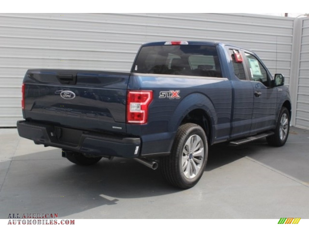 2018 F150 XL SuperCab - Blue Jeans / Earth Gray photo #8