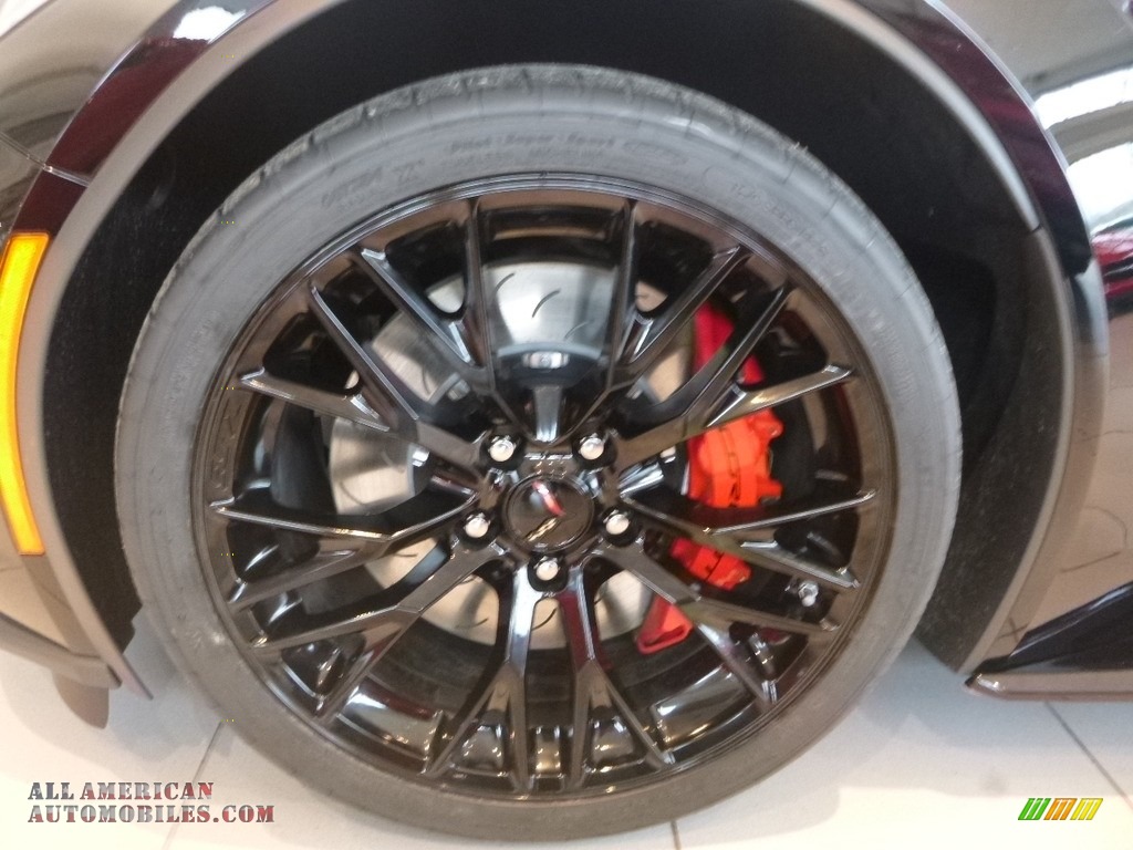 2018 Corvette Z06 Coupe - Black / Adrenaline Red photo #2