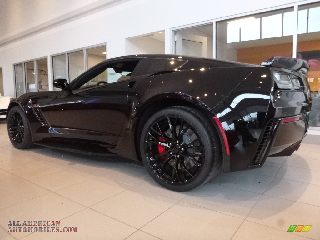2018 Corvette Z06 Coupe - Black / Adrenaline Red photo #4