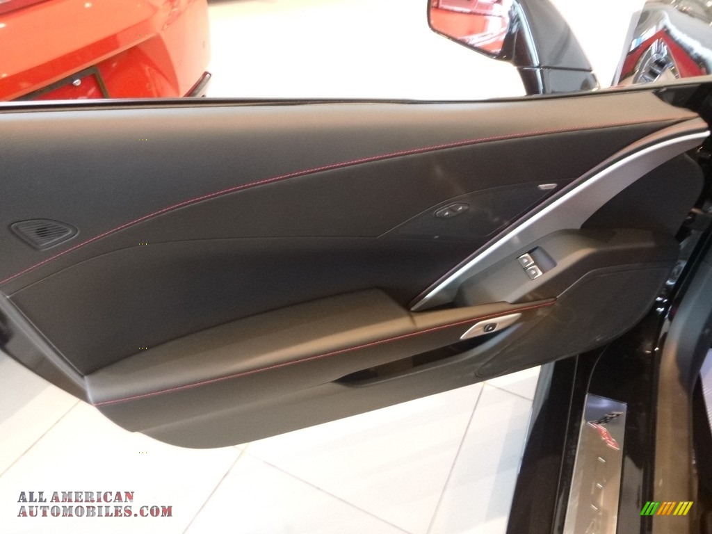 2018 Corvette Z06 Coupe - Black / Adrenaline Red photo #10