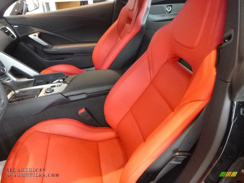 2018 Corvette Z06 Coupe - Black / Adrenaline Red photo #11