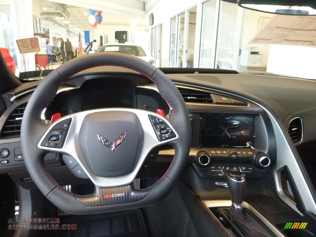 2018 Corvette Z06 Coupe - Black / Adrenaline Red photo #18