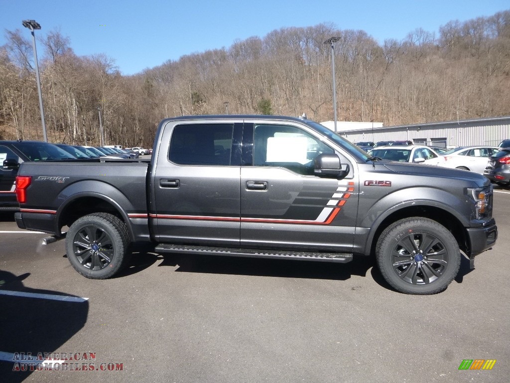 Magnetic / Special Edition Black/Red Ford F150 Lariat SuperCrew 4x4