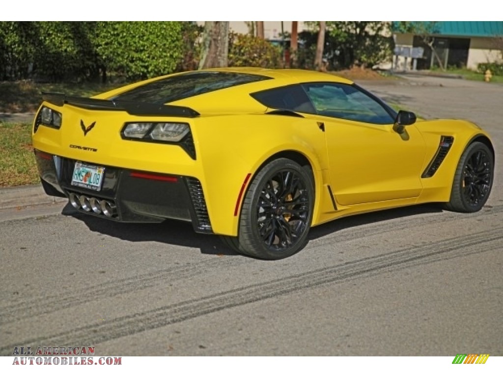 2016 Corvette Z06 Coupe - Corvette Racing Yellow Tintcoat / Jet Black photo #8