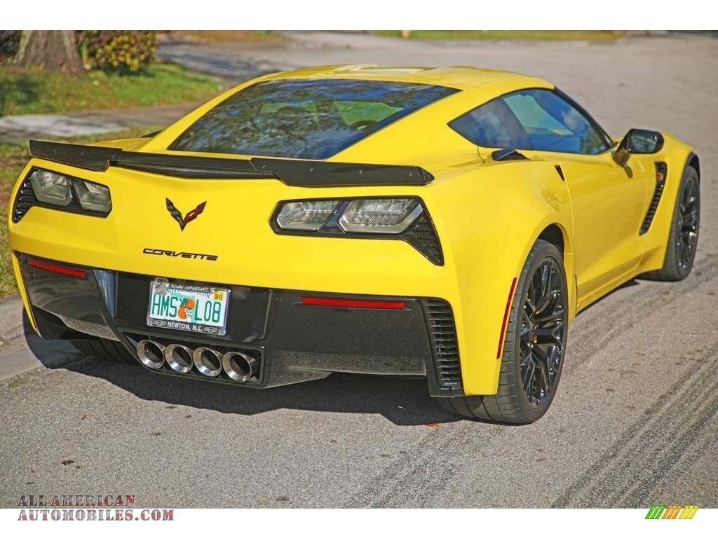 2016 Corvette Z06 Coupe - Corvette Racing Yellow Tintcoat / Jet Black photo #11