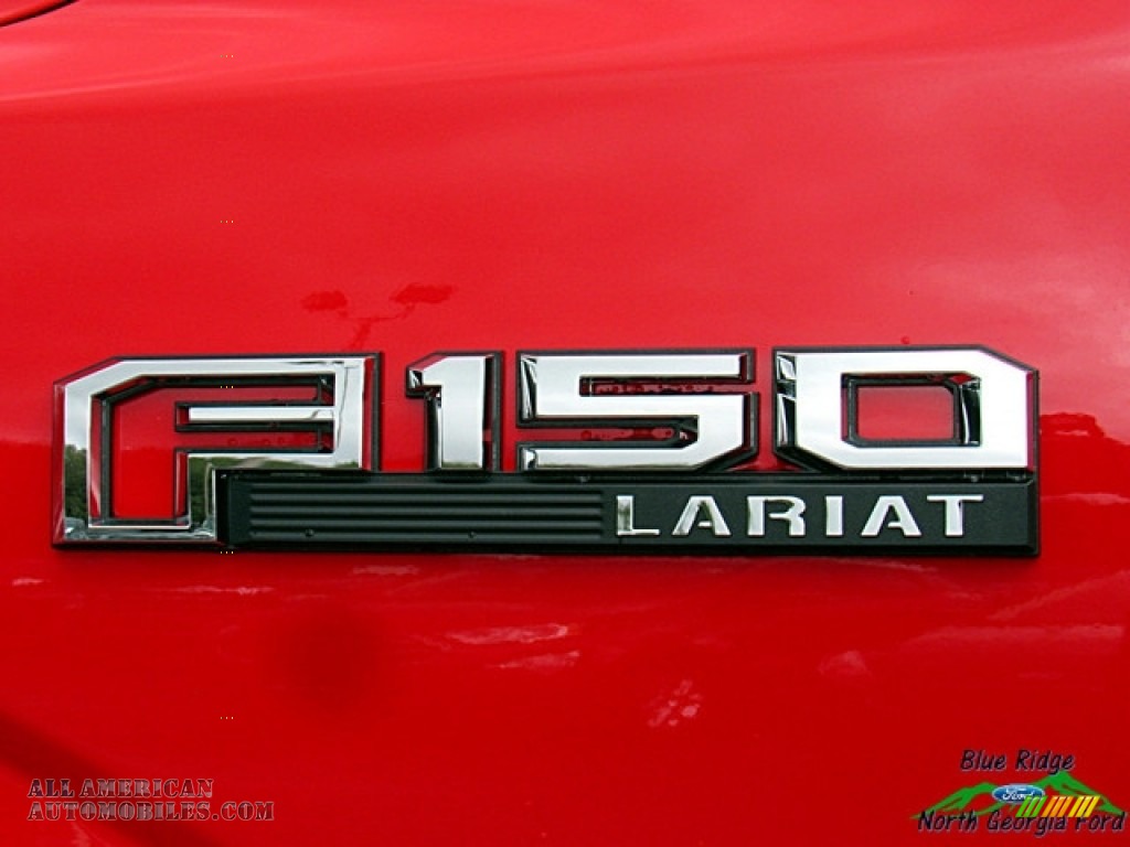 2018 F150 Lariat SuperCrew 4x4 - Race Red / Black photo #36