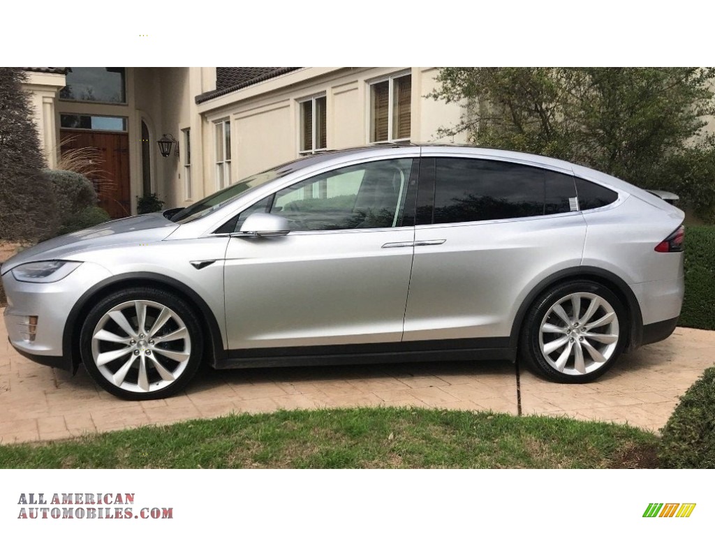 Silver Metallic / Cream Tesla Model X 100D