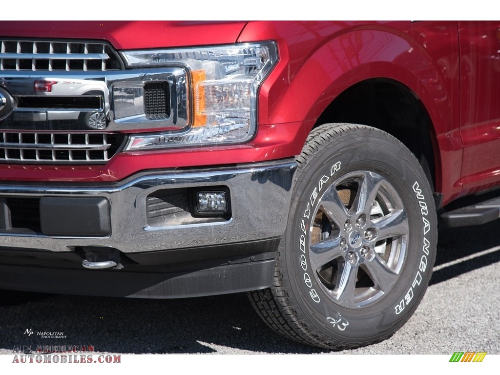 2018 F150 XLT SuperCab 4x4 - Ruby Red / Earth Gray photo #2