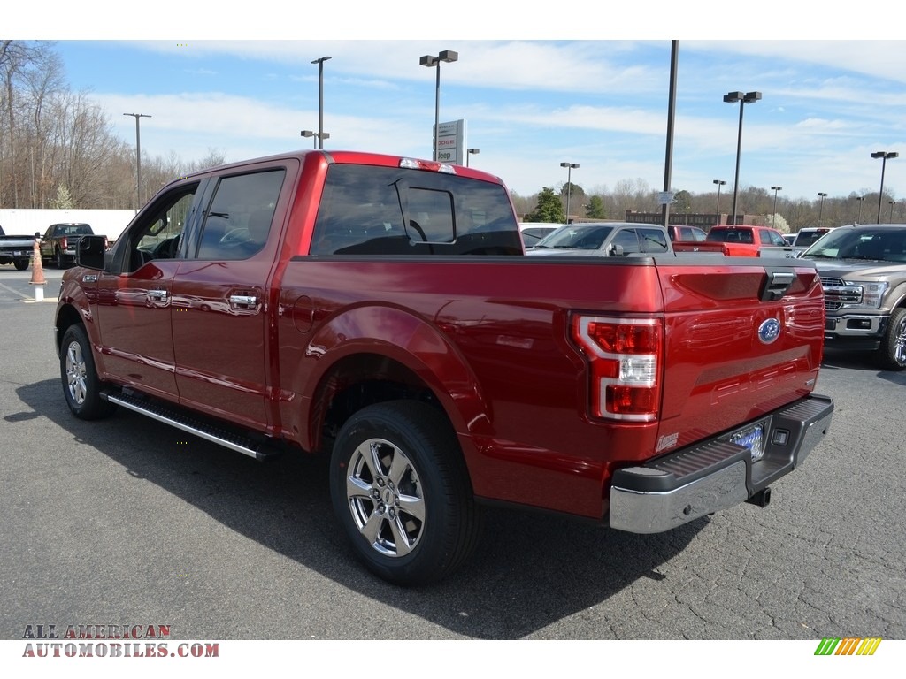 2018 F150 XLT SuperCrew - Ruby Red / Earth Gray photo #22